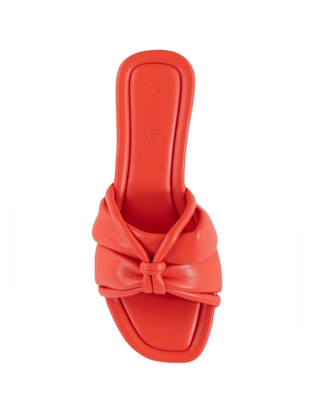 Seychelles Shades of Cool Tomato Red Slide Sandals Size 8.5 NWT